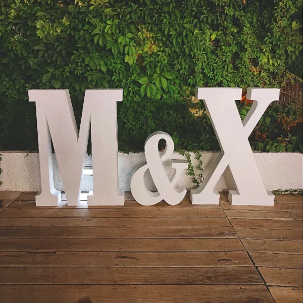Letras gigantes boda - Imagen 2