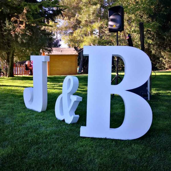 Letras gigantes boda - Imagen 6