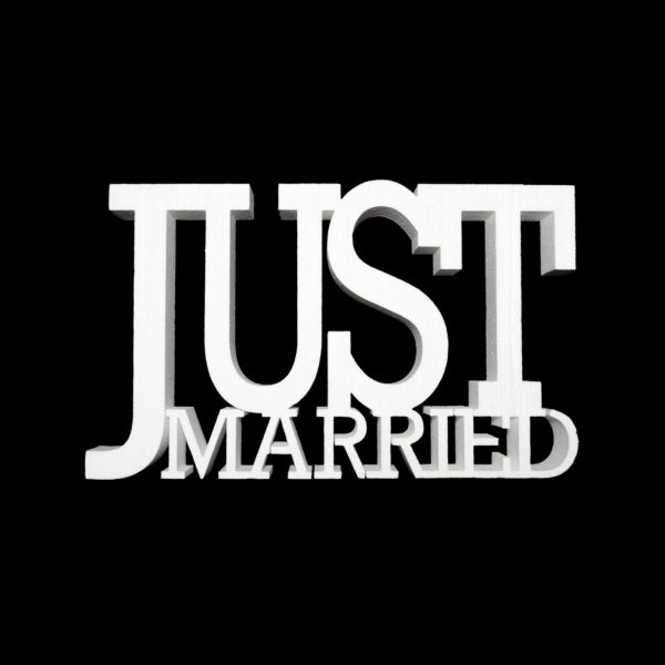 Letras Just Married Gigantes - Imagen 2